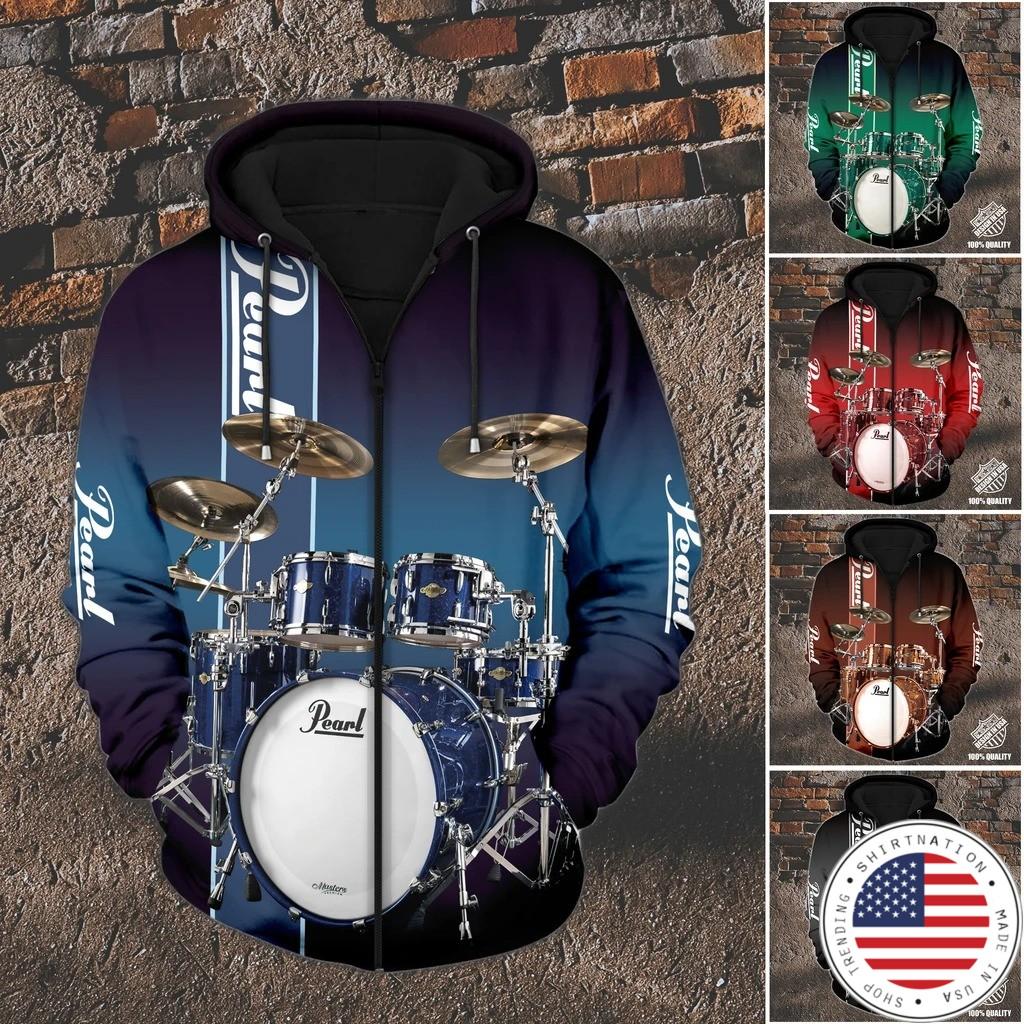 Pearl Drummer zip hoodie