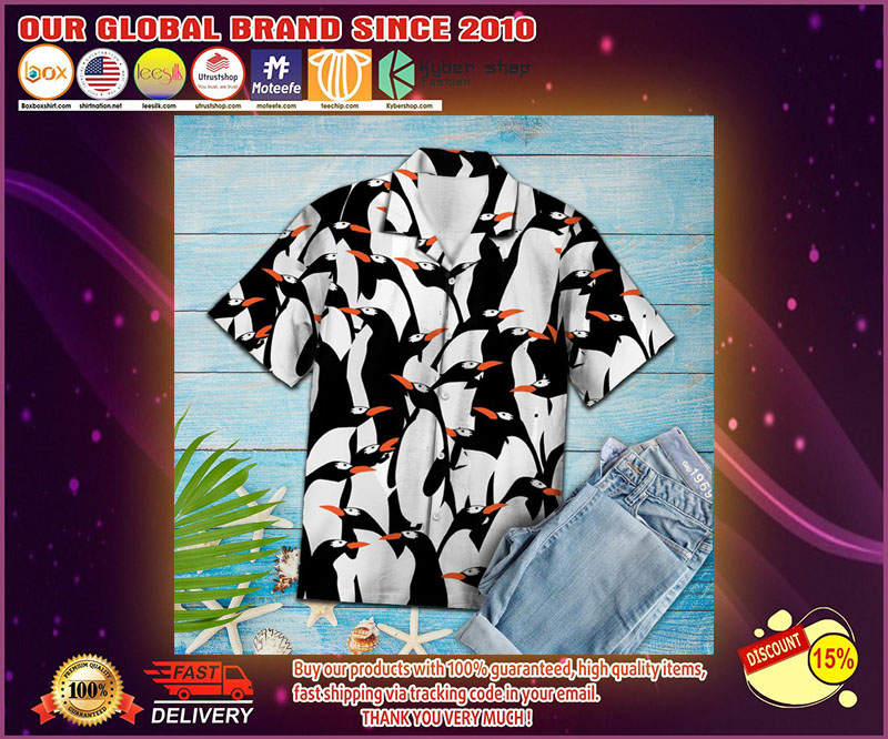 Penguin hawaiian shirt