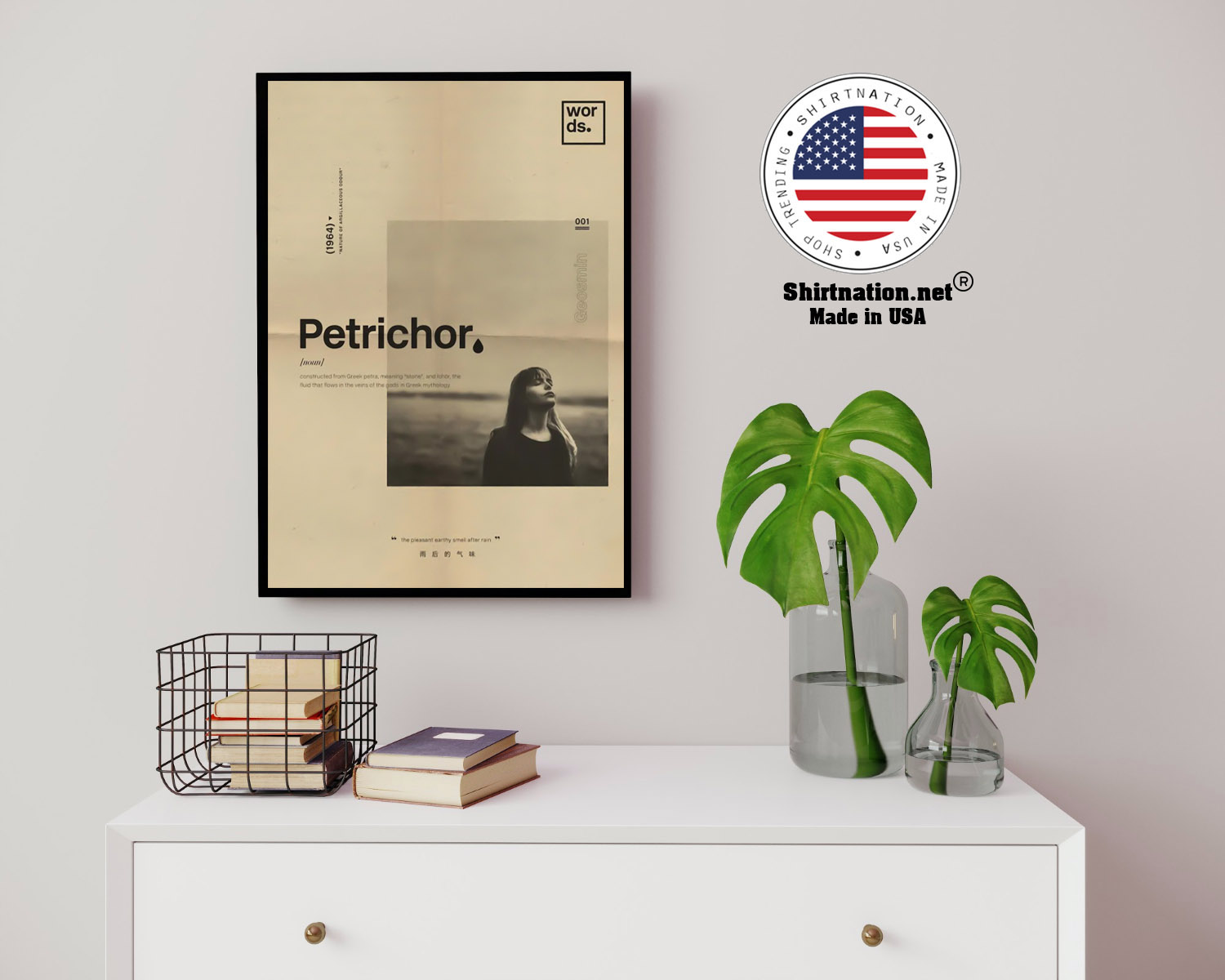Petrichor constructed from Greek petra meaning stone and ichor poster 14
