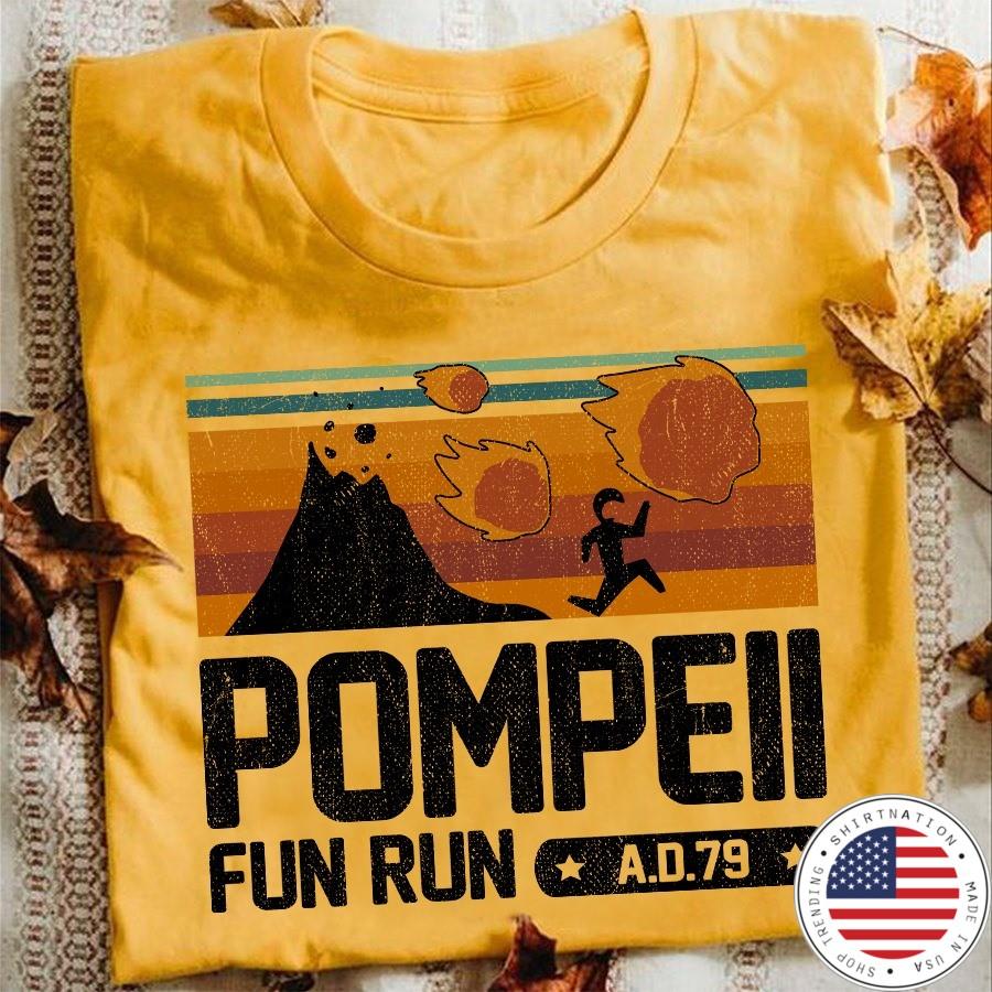 Pompell fun run AD 79 shirt