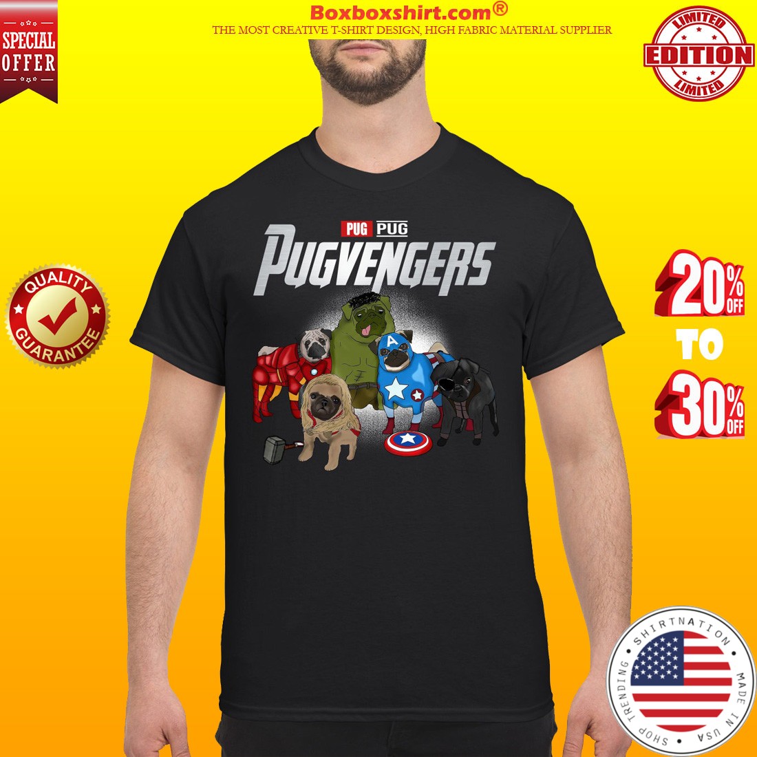 Pug avengers pugvengers shirt
