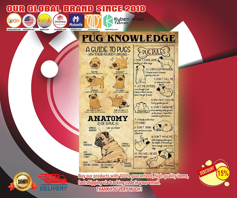 Pug knowledge poster