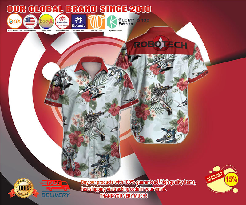 Robotech hawaiian shirt
