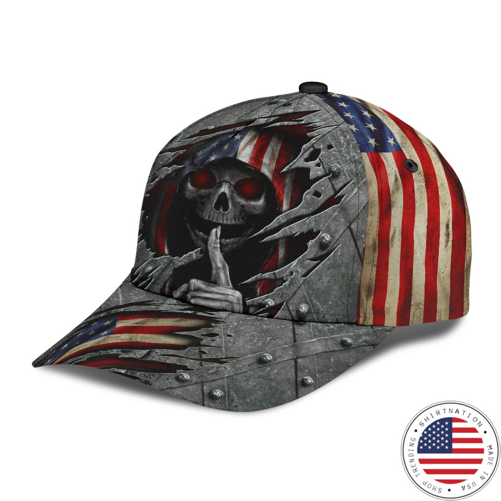 Skull American flag cap2 3