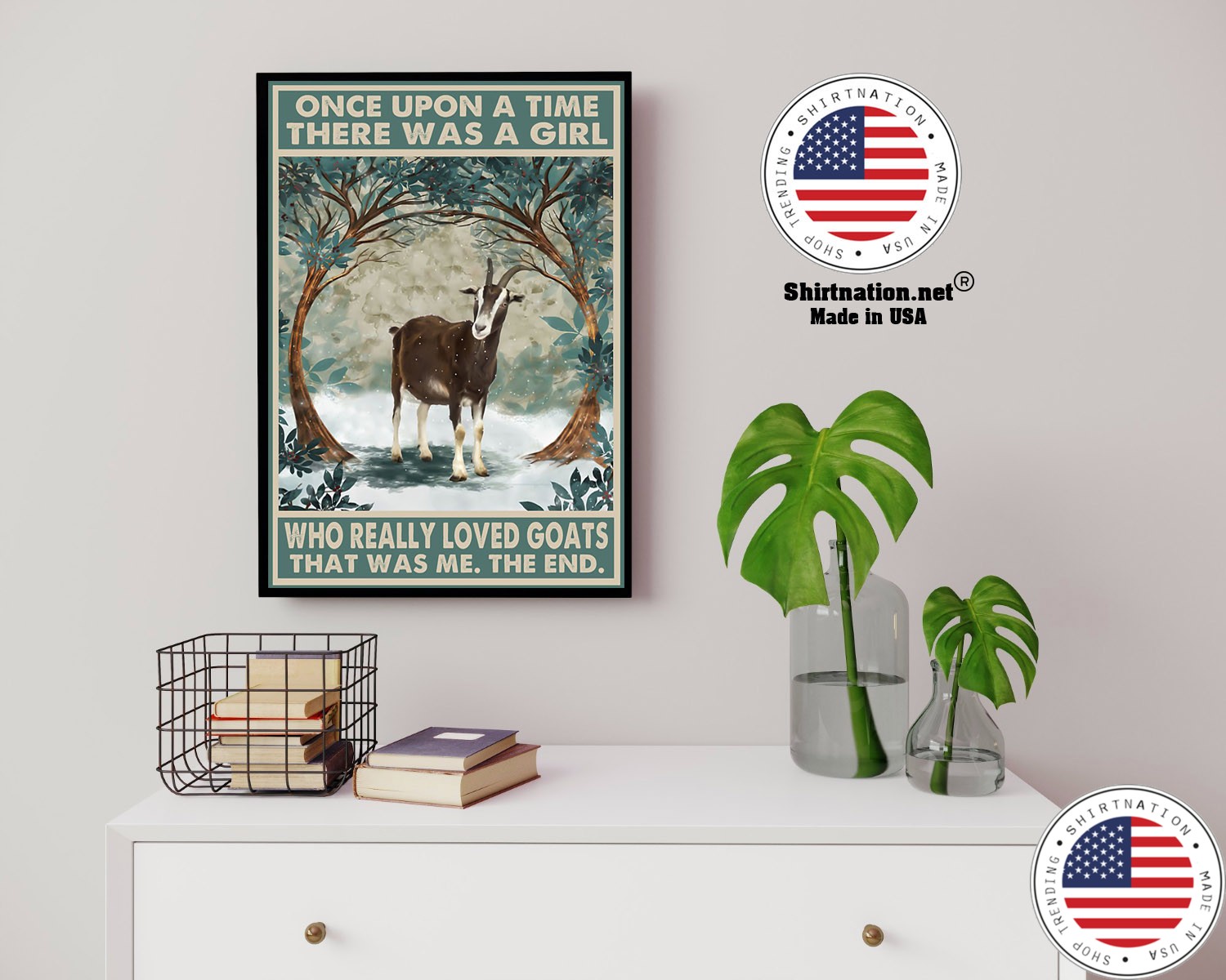 Once upon a time there was a girl who really loved goats poster 14
