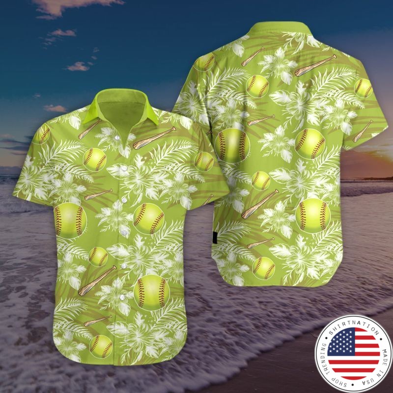 Softball Hawaiian Summer Hawaiian shirt