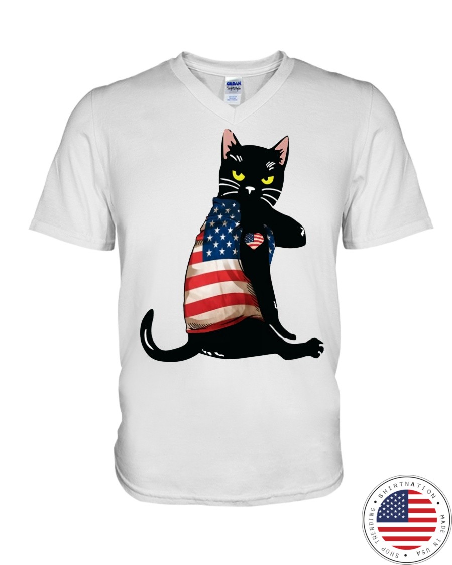 Strong Cat Patriotic Shirt5