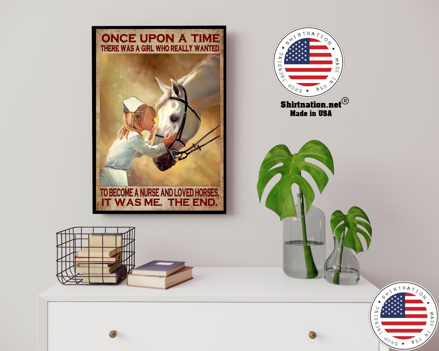 Once upon a time there was a girl who really wanted to become a nurse and loved horses poster 14 1