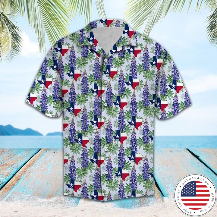 Texas flag hawaiian shirt