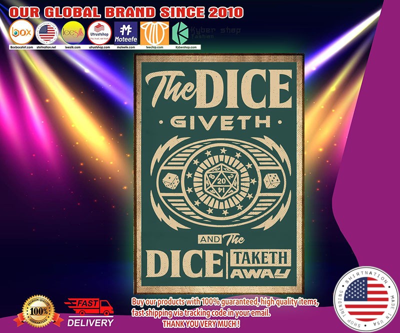 The dice giveth and the dice taketh away poster