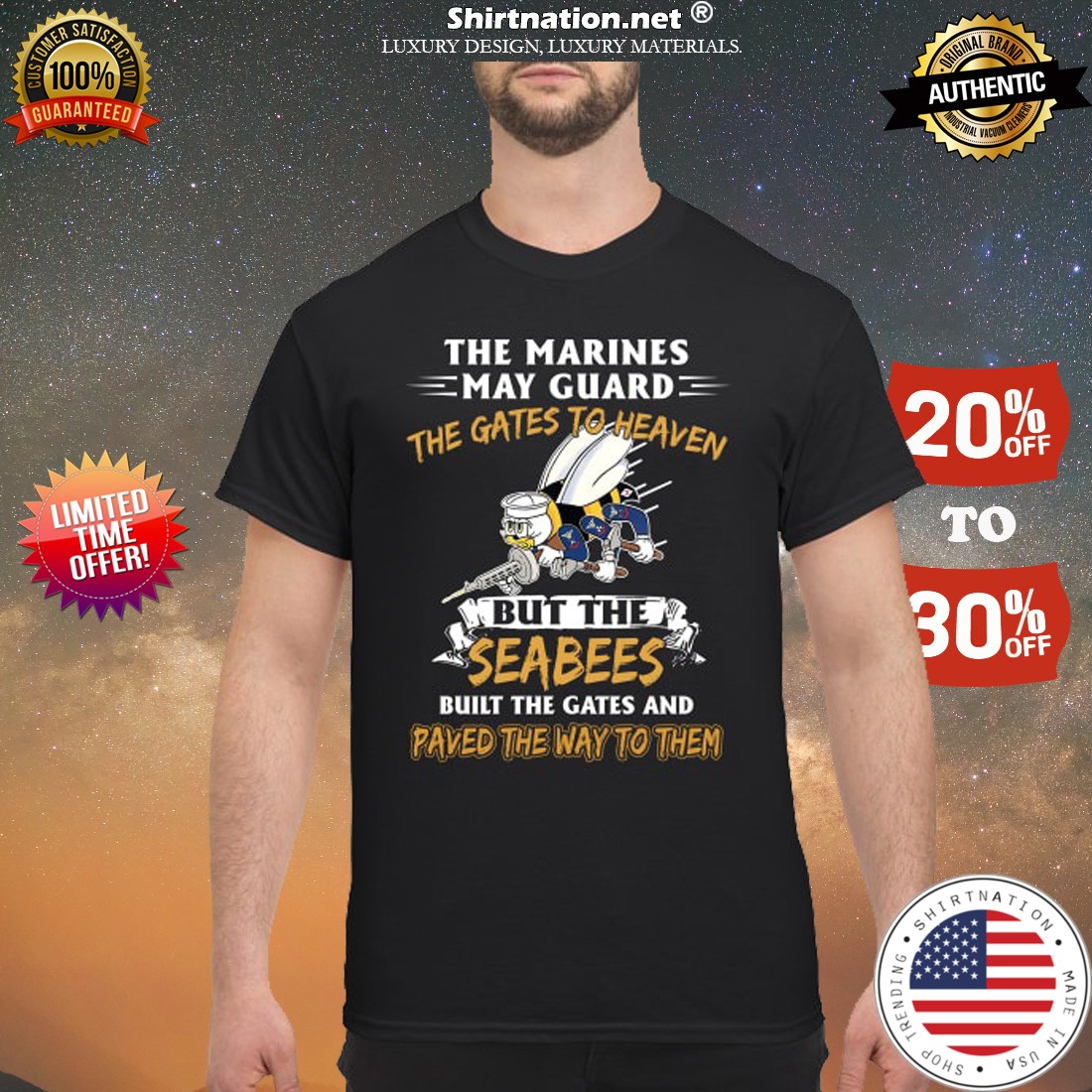The marines may guard the gates to heaven shirt