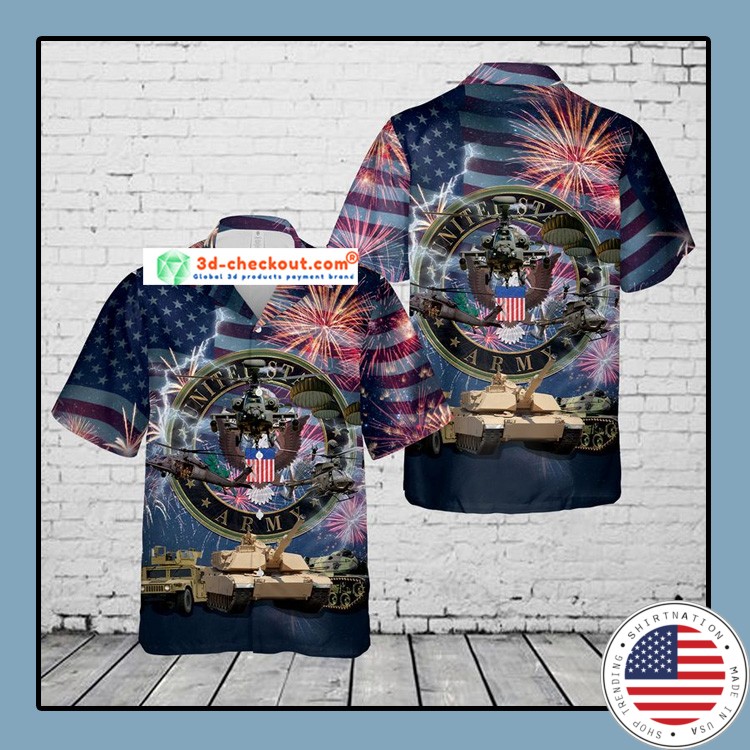 US Army 4th Of July Hawaiian Shirt1 1
