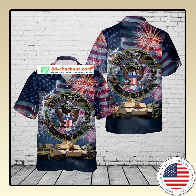 US Army 4th Of July Hawaiian Shirt2 1