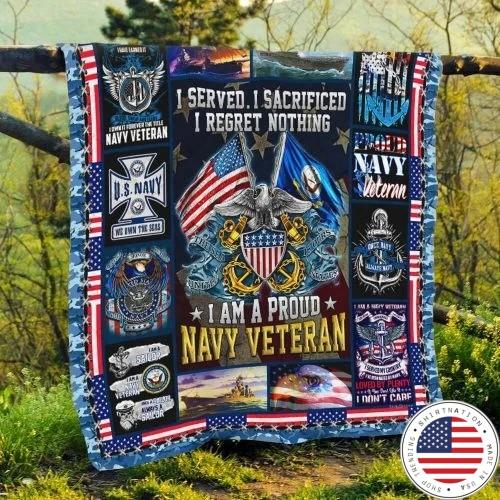 US Navy veteran I am a pround blanket2