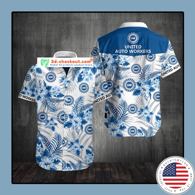 United auto workers UAW Hawaiian Shirt 3