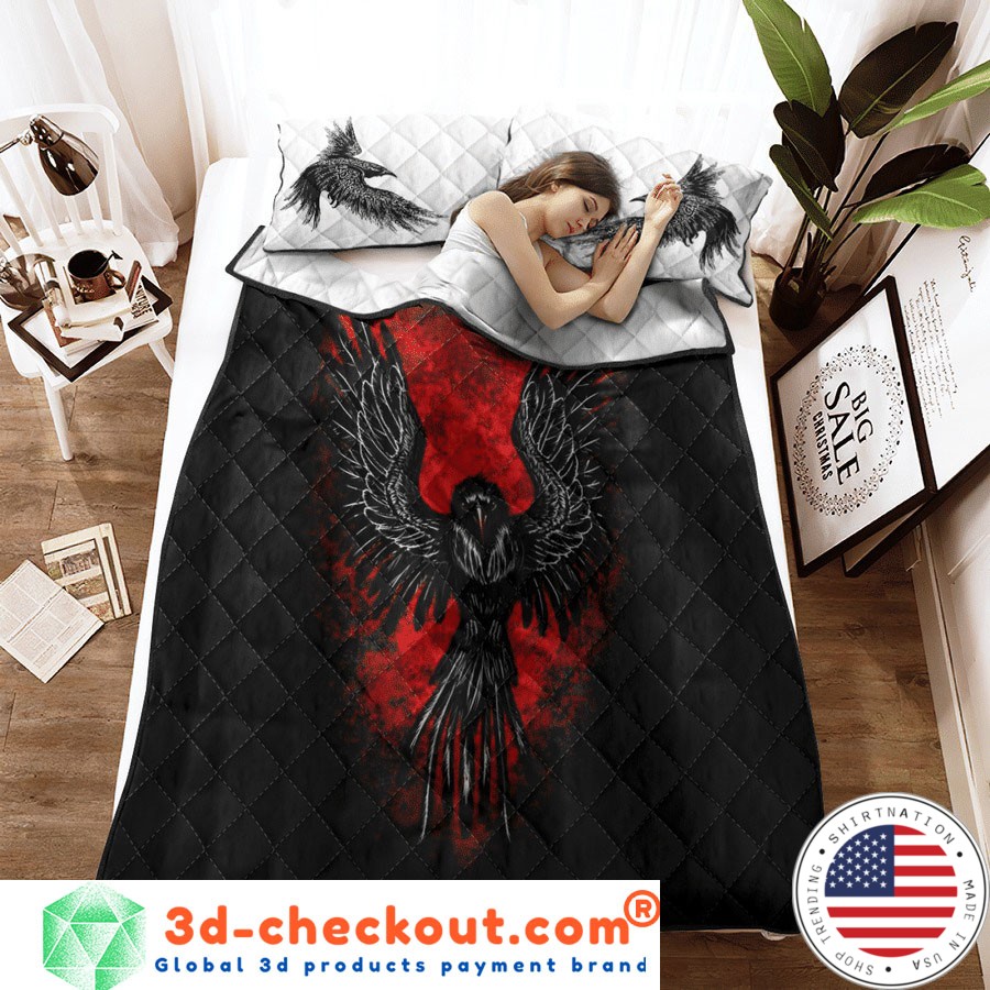 Viking raven bedding set2