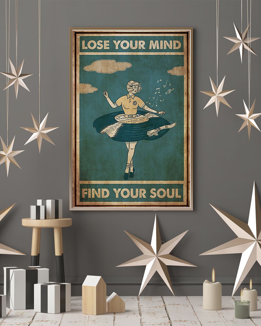 Vinyl dress lose your mind find your soul poster