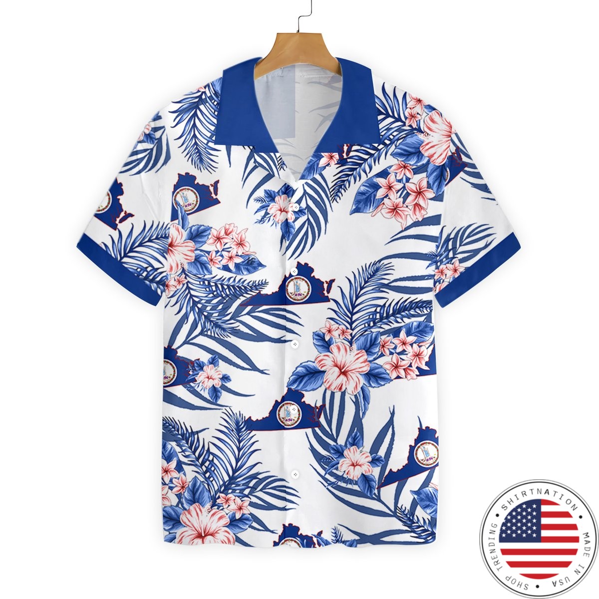 Virginia Proud Hawaiian Shirt5