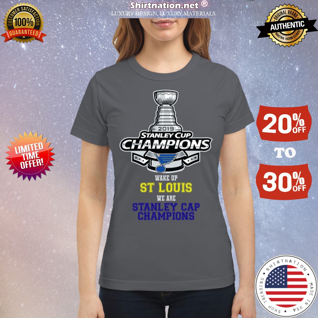 Wake up St Louis we are stanley cap champions shirt