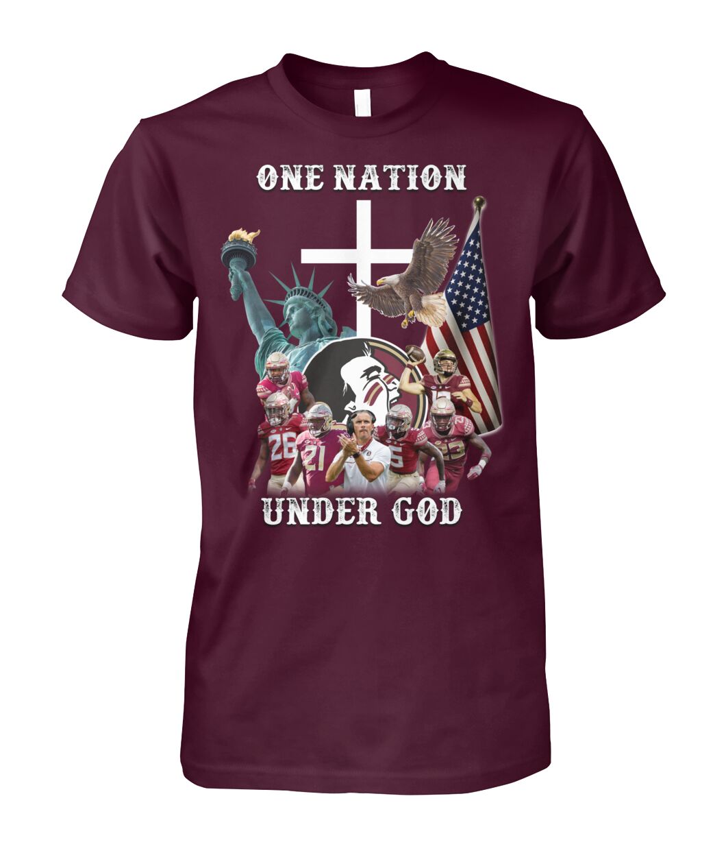 Washington Redskins One nation under god shirt as