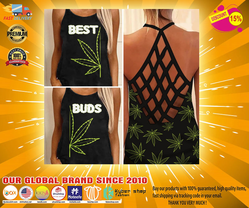 Weed Cannabis best bud Strappy tank top2
