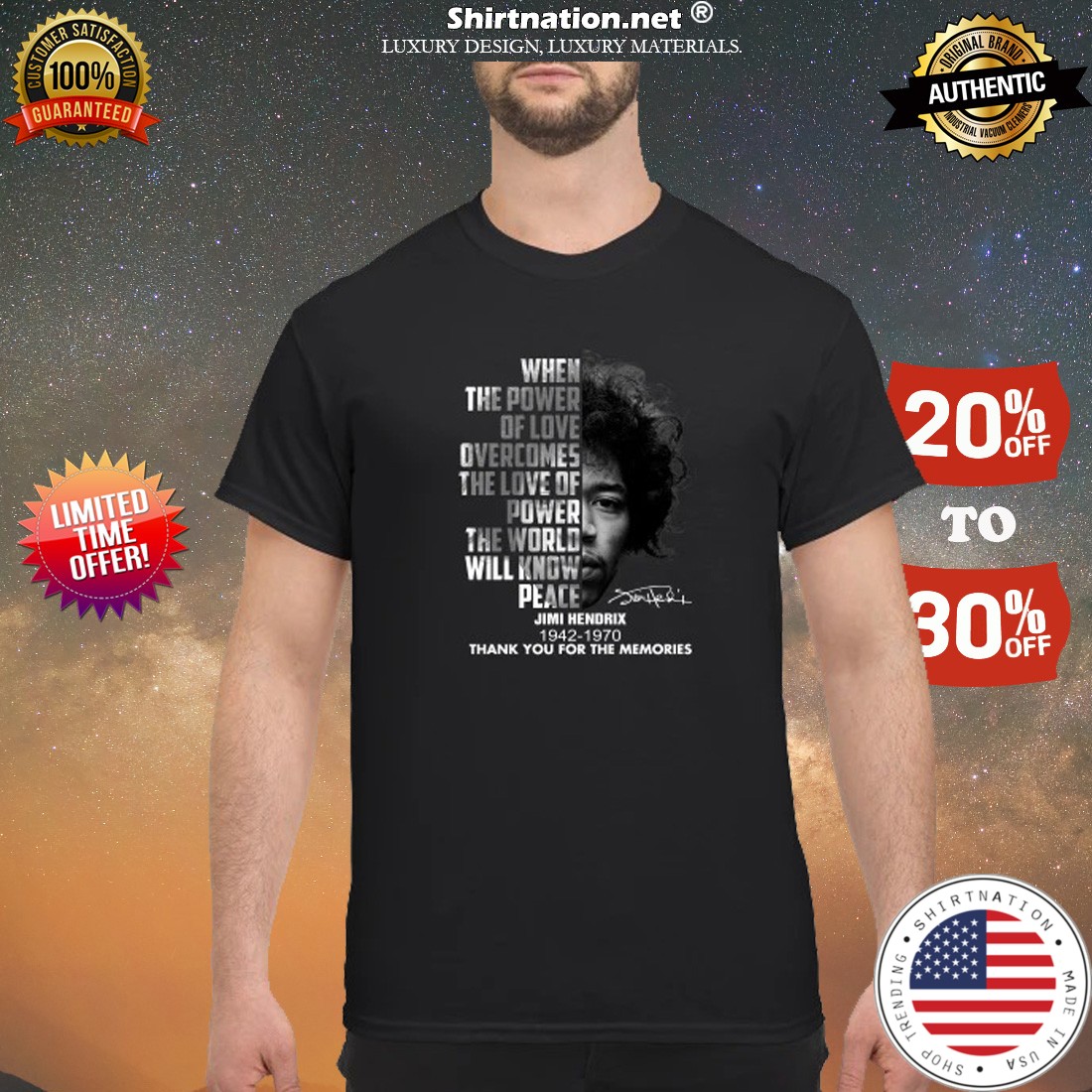 When the power of love overcomes the love of power the world will know peace shirt