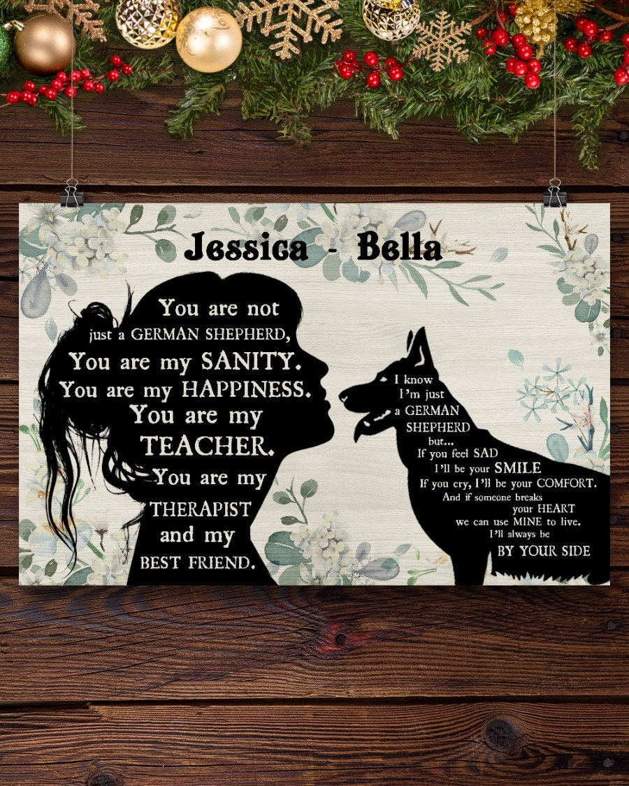 You are not just a German Shepherd custom name poster2