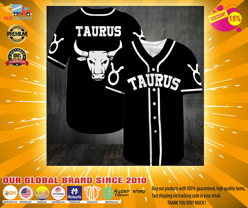 Zodiac Taurus Baseball Jersey2