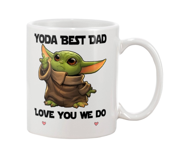 Yoda best dad love you me do mug
