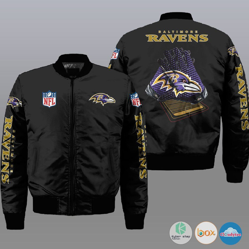 NFL Baltimore Ravens 3d Bomber Jacket