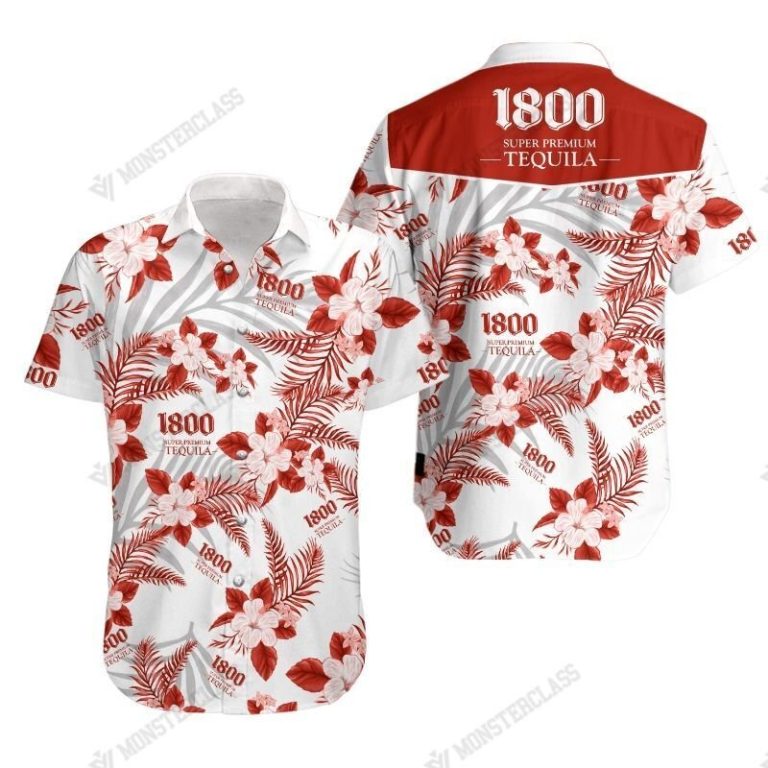 1800 Tequila Hawaiian Shirt Short