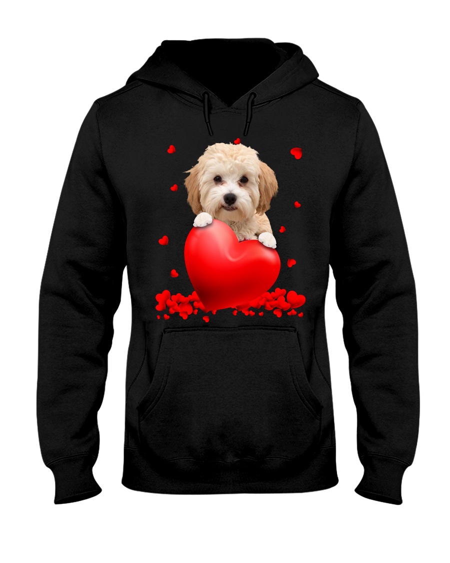 5KPnSBGk Morkie Poo Valentine Hearts shirt hoodie 4