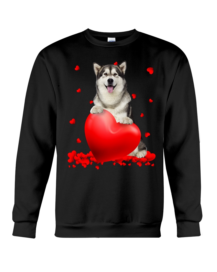 Alaskan Malamute Valentine Hearts shirt hoodie 7