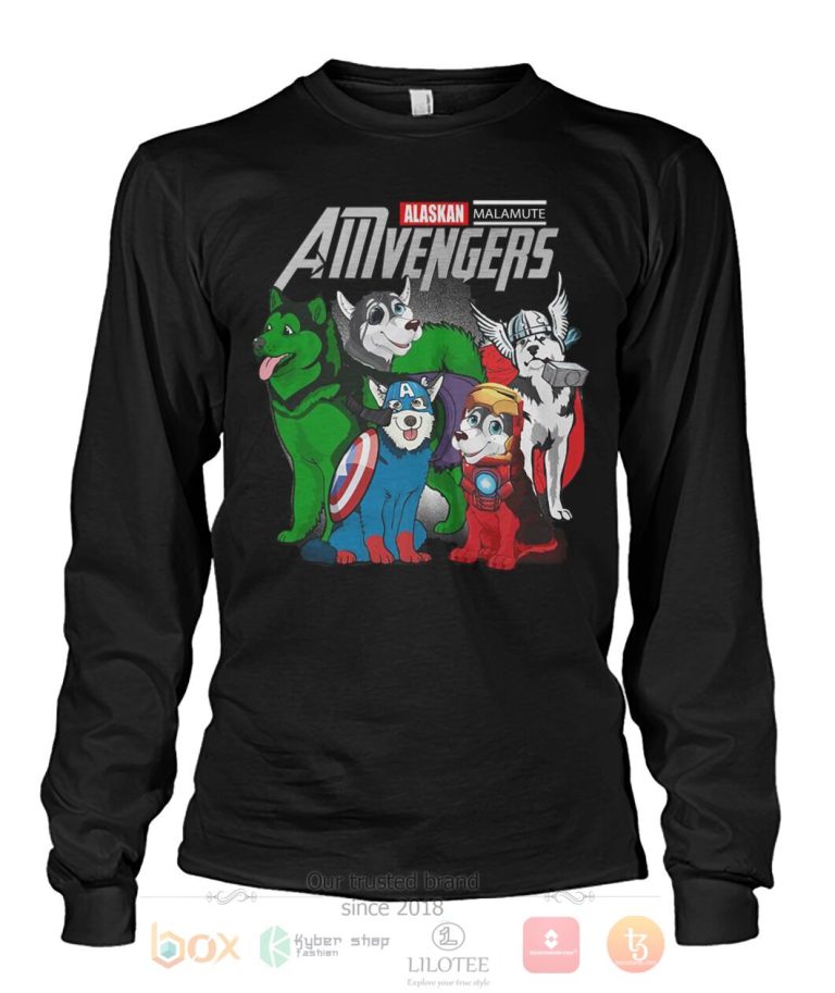 Alaskan malamute Amvengers 3D Hoodie Shirt