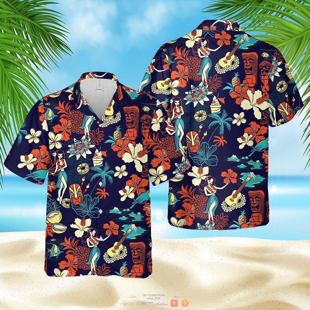 Aloha Hawaii Pattern Hawaiian Shirt shorts