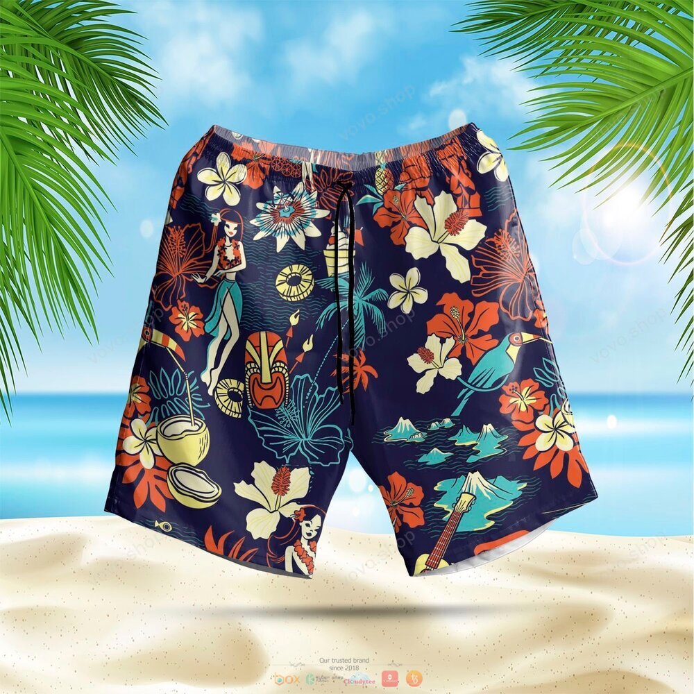 Aloha Hawaii Pattern Hawaiian Shirt shorts 1