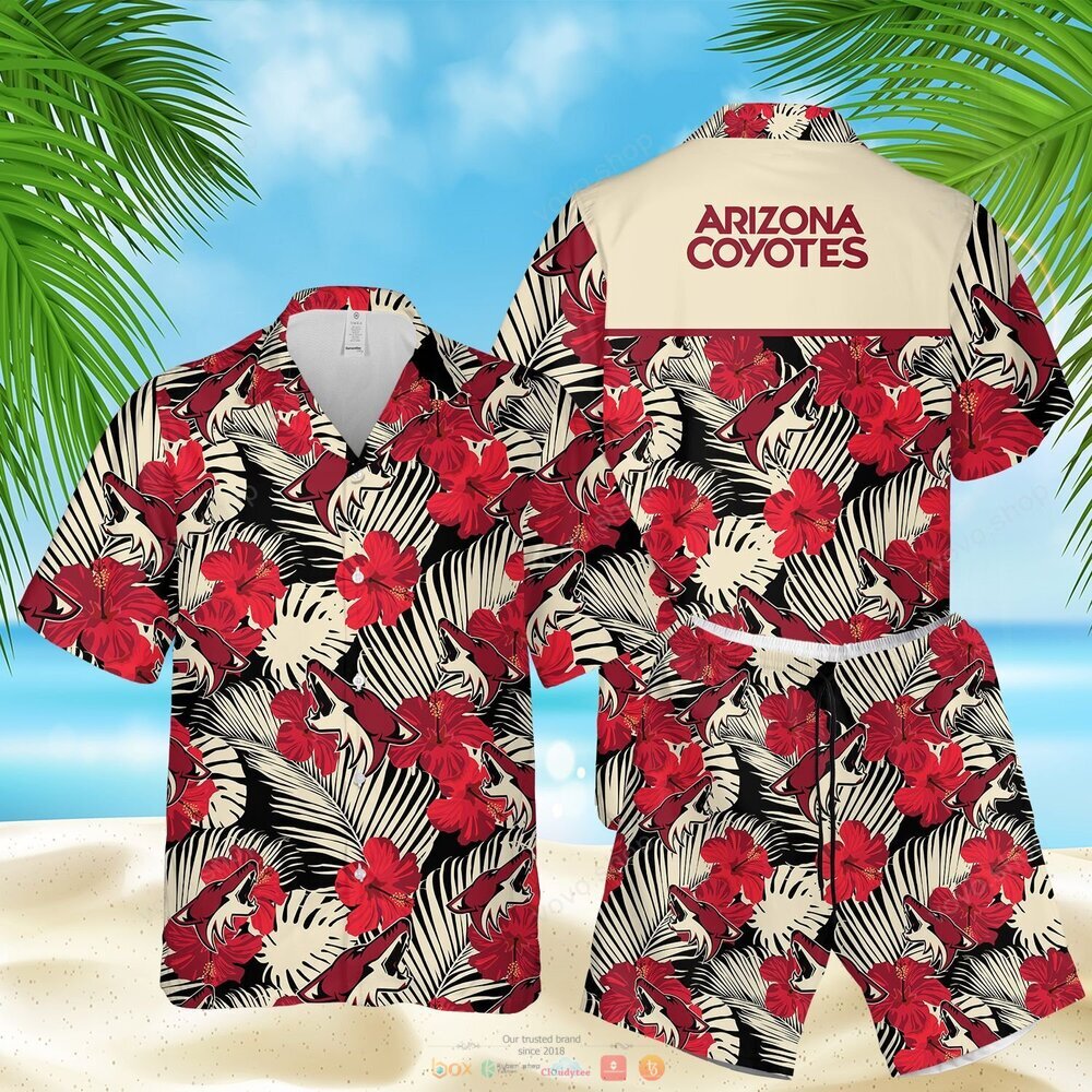 Arizona Coyotes NHL Hawaiian Shirt shorts