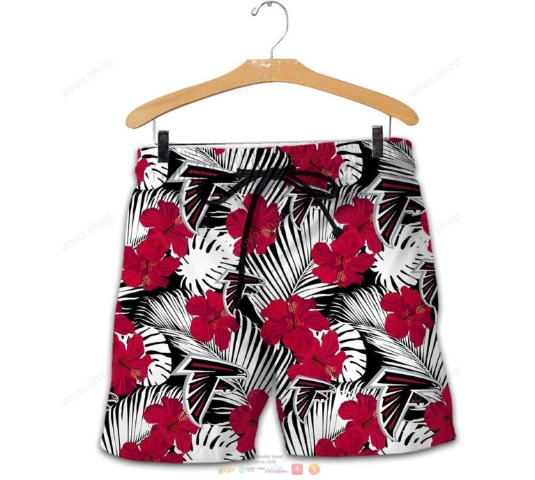 Atlanta Falcon NFL Hawaiian Shirt shorts 1 2