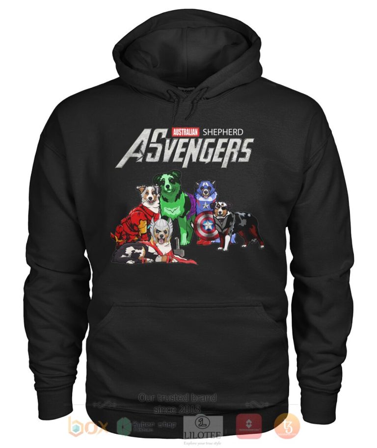 Australian Shepherd Asvengers 3D Hoodie Shirt 1