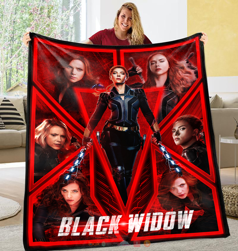 Avengers Black Widow Blanket 1