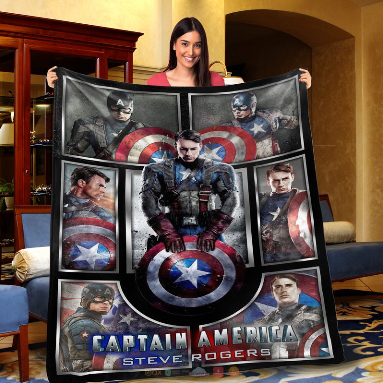 Avengers Captain America Steve Rogers Blanket