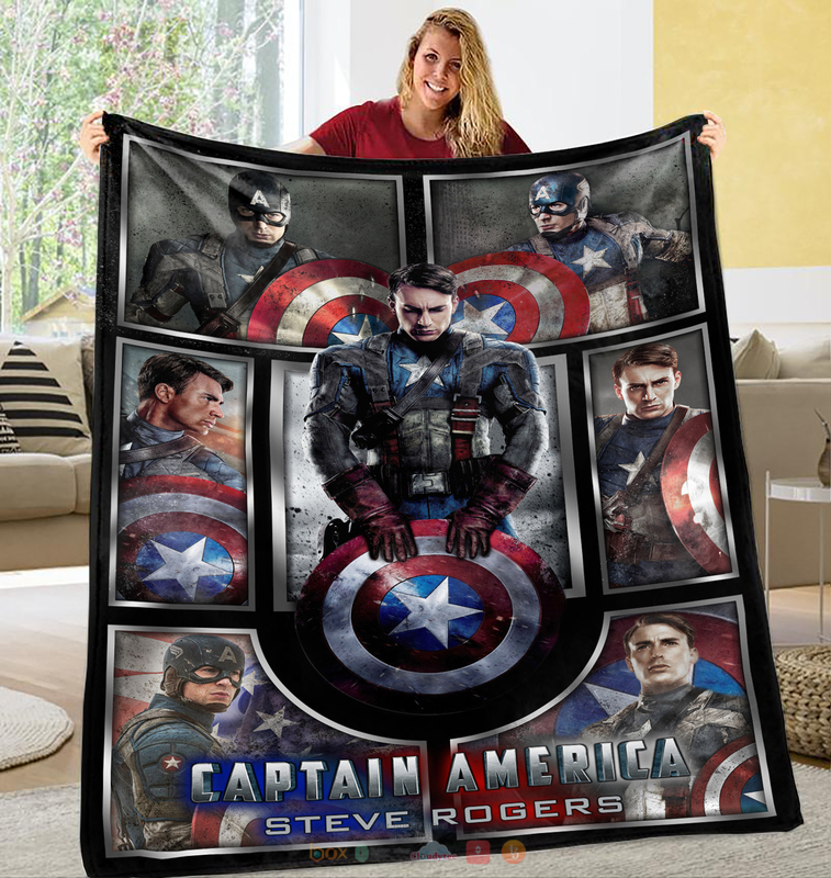 Avengers Captain America Steve Rogers Blanket 1