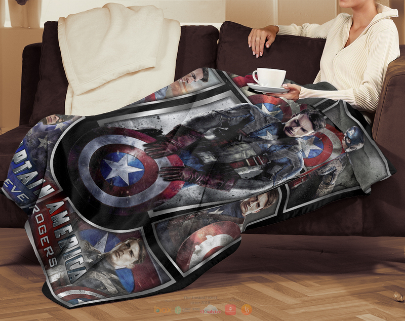 Avengers Captain America Steve Rogers Blanket 1 2