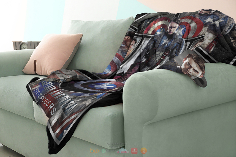 Avengers Captain America Steve Rogers Blanket 1 2 3