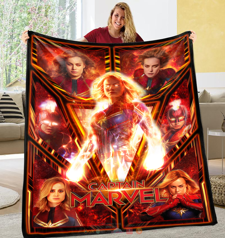 Avengers Captain Marvel Blanket 1