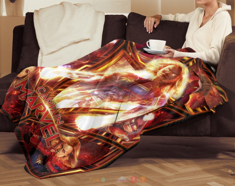 Avengers Captain Marvel Blanket 1 2