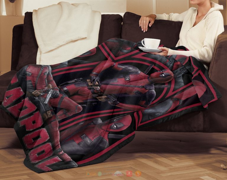 Avengers Deadpool Blanket 1 2