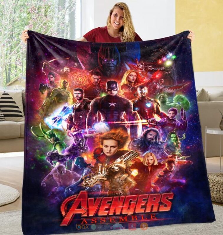 Avengers EndGame Avengers Assemble Blanket