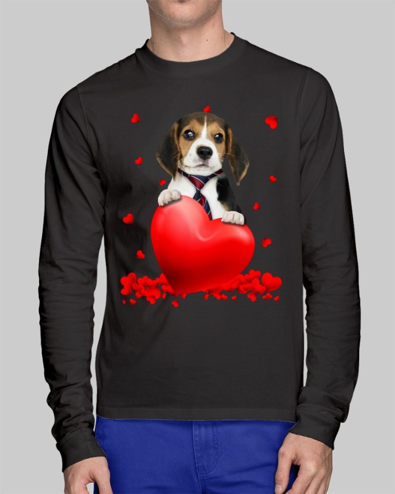 Beagle Valentine Hearts shirt hoodie 11