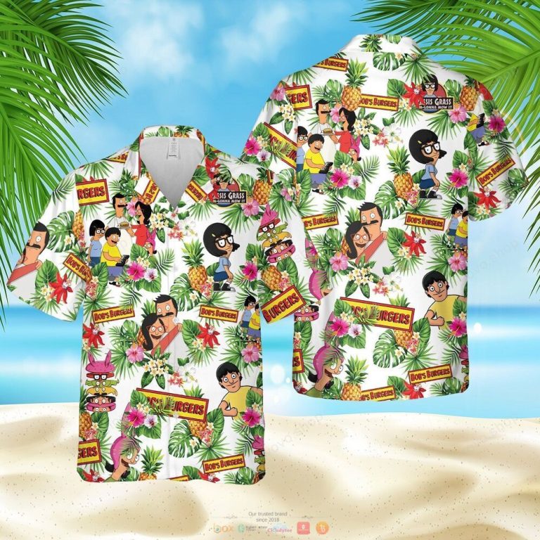 Bobs Burgers pineapple Hawaiian Shirt shorts 1